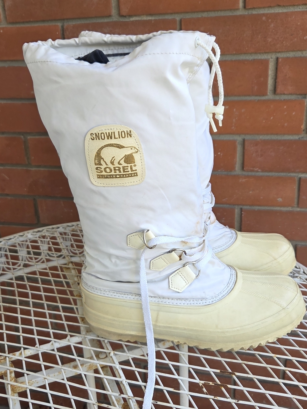 Vintage Sorel Snowlion Women's Size 8 Winter Boots - Made in Canada EXCELLENT CO